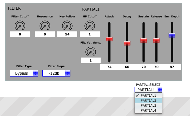 example panel for Roland FA06