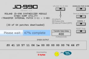 Roland JD-990 Sysex Dump Utility