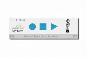 Generic Sysex Dump Recorder