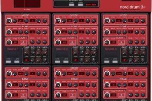 Nord Drum 3P and Nord Drum 2 Editor VST and Standalone