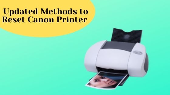 how to reset a canon printer