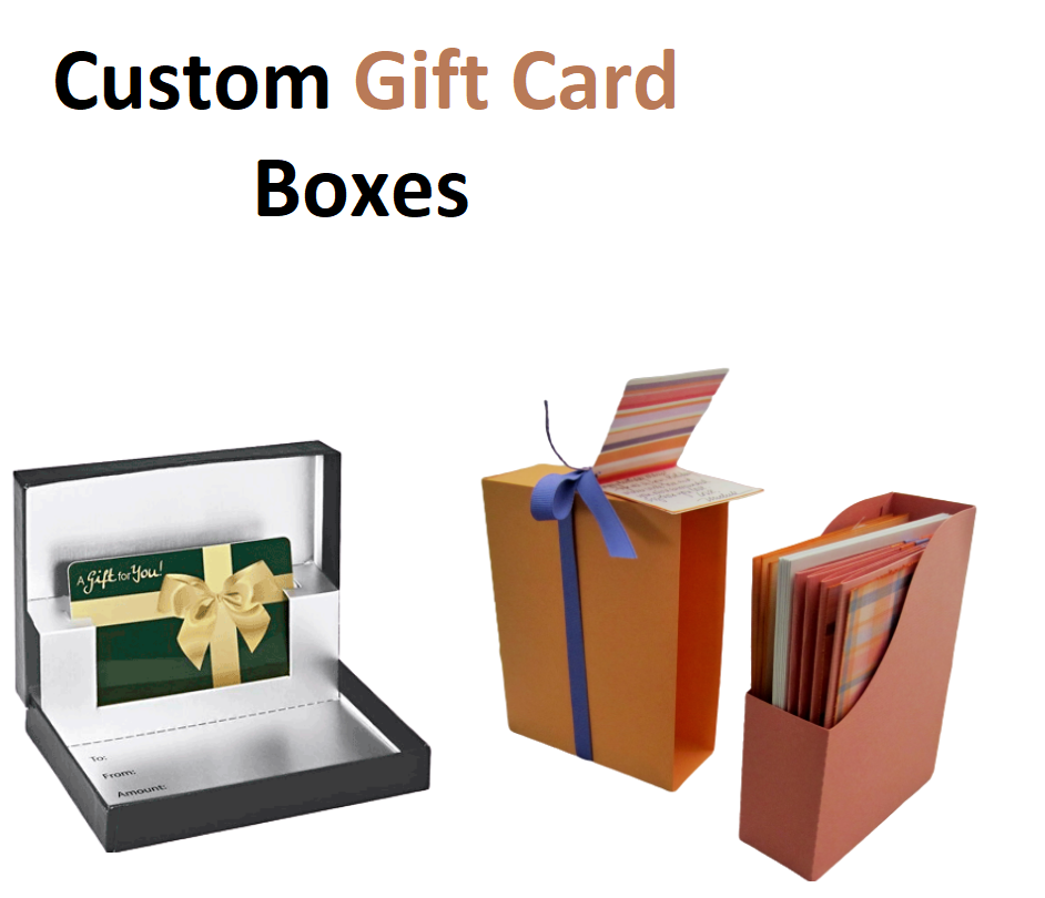 Custom Gift card boxes